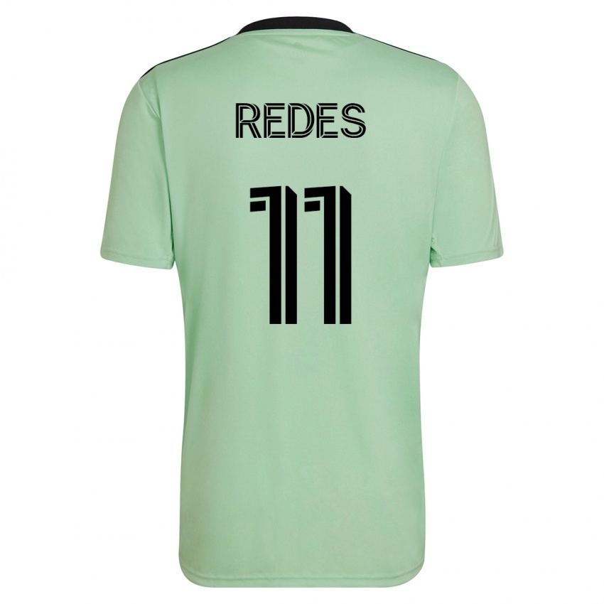 Niño Camiseta Rodney Redes #11 Verde Claro 2ª Equipación 2023/24 La Camisa Perú