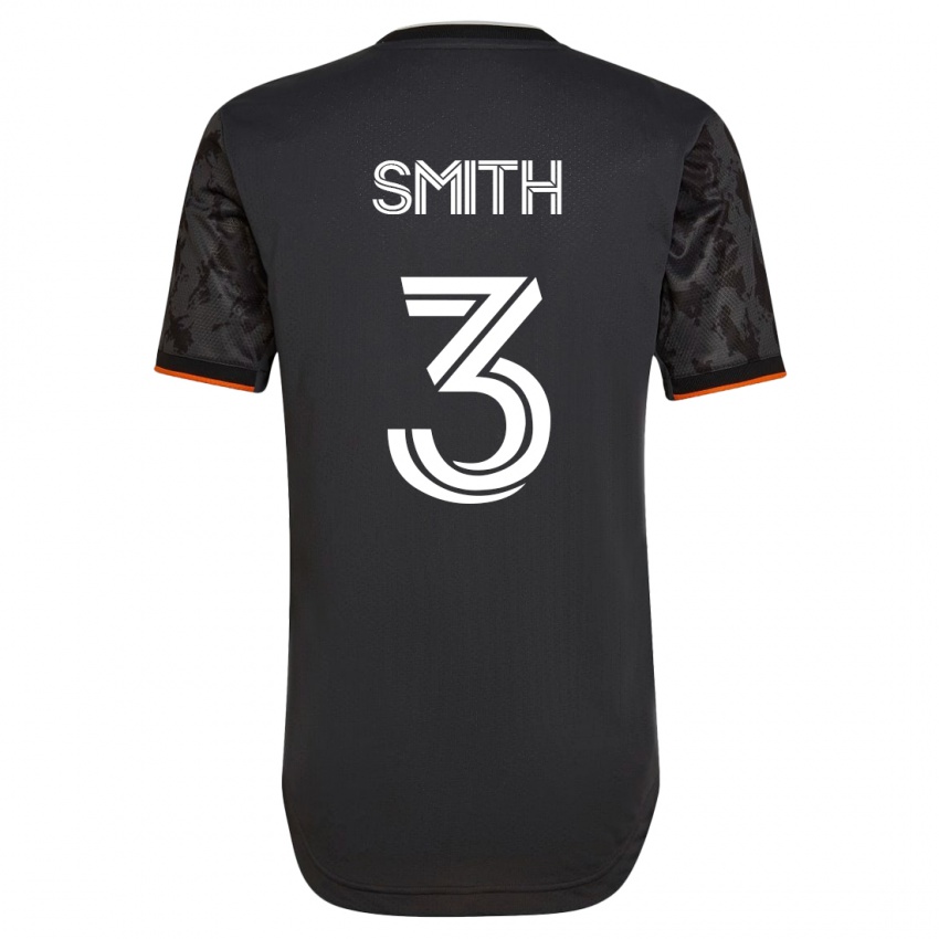 Niño Camiseta Brad Smith #3 Negro 2ª Equipación 2023/24 La Camisa Perú