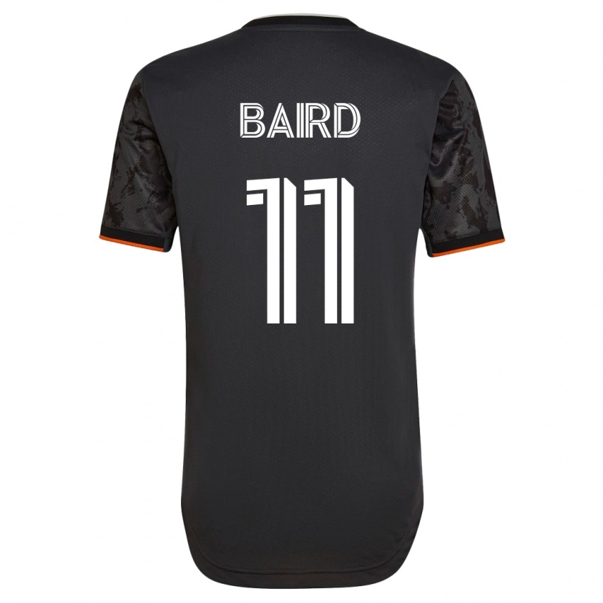 Niño Camiseta Corey Baird #11 Negro 2ª Equipación 2023/24 La Camisa Perú