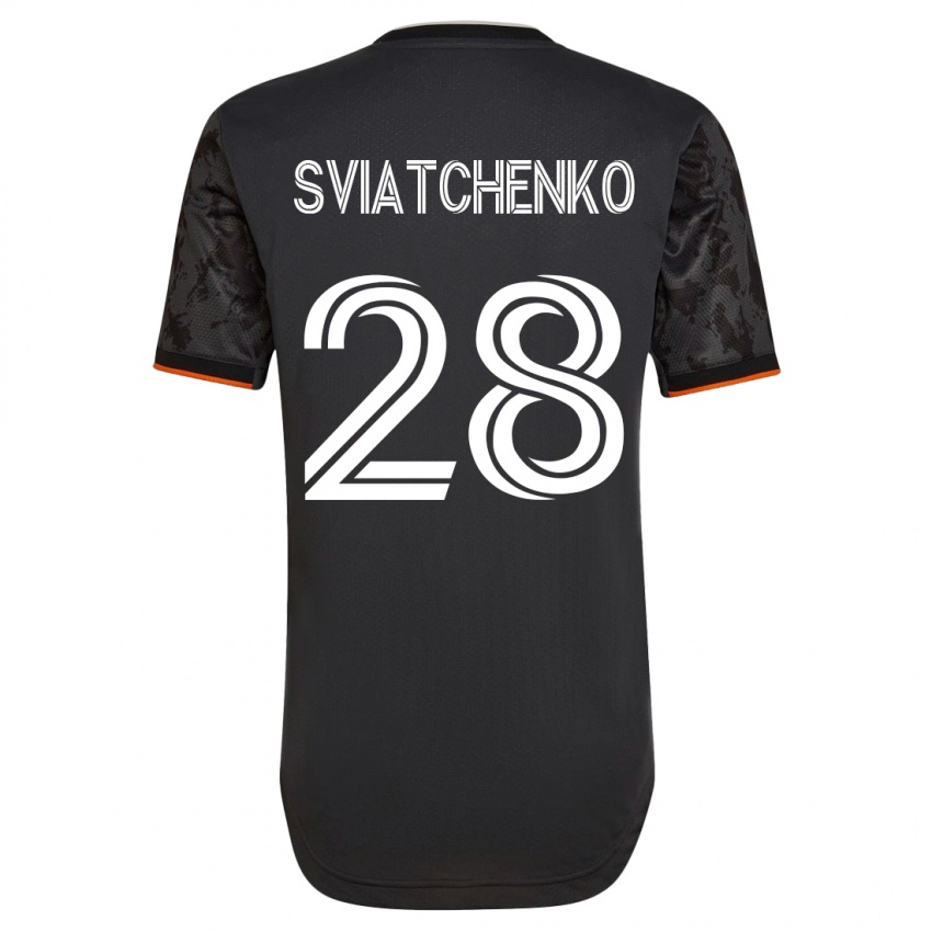 Niño Camiseta Erik Sviatchenko #28 Negro 2ª Equipación 2023/24 La Camisa Perú
