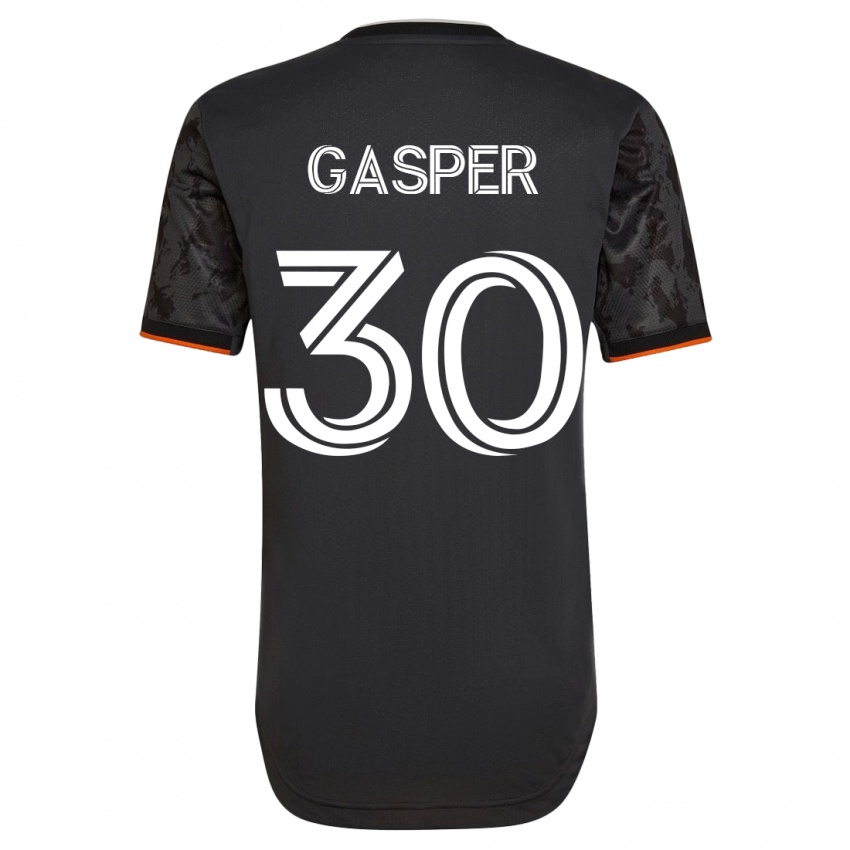 Niño Camiseta Chase Gasper #30 Negro 2ª Equipación 2023/24 La Camisa Perú