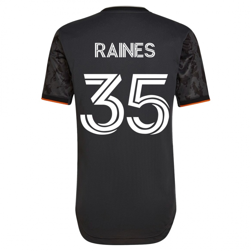 Niño Camiseta Brooklyn Raines #35 Negro 2ª Equipación 2023/24 La Camisa Perú