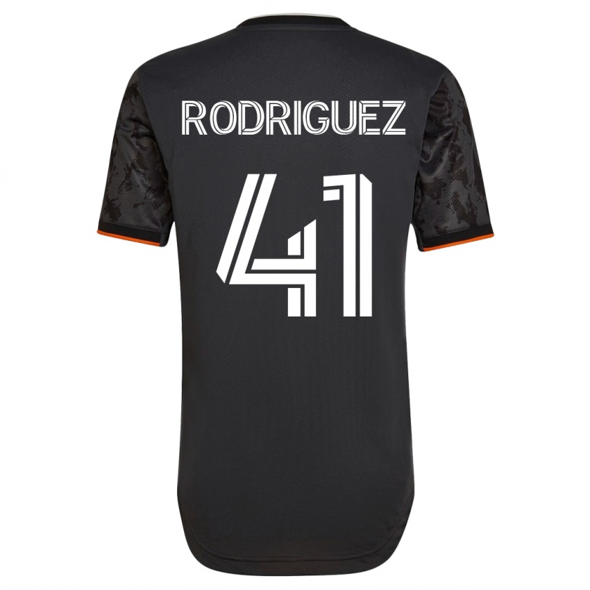 Niño Camiseta Sebastian Rodriguez #41 Negro 2ª Equipación 2023/24 La Camisa Perú