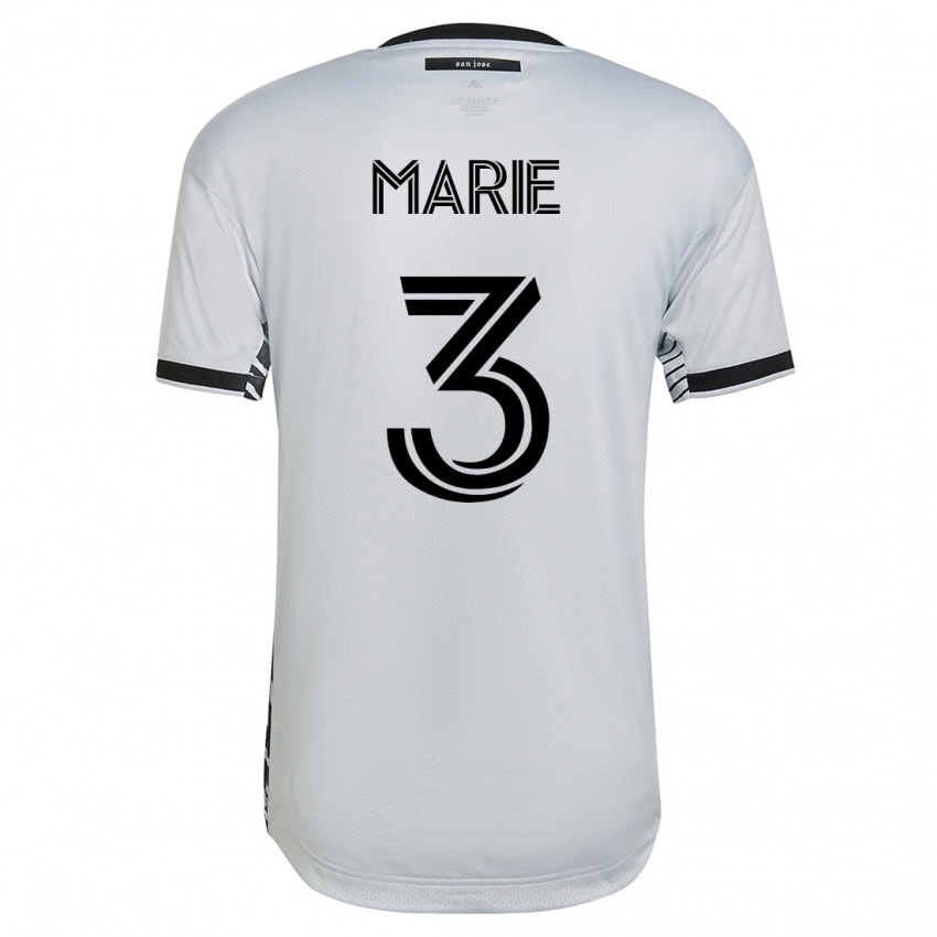 Niño Camiseta Paul Marie #3 Blanco 2ª Equipación 2023/24 La Camisa Perú