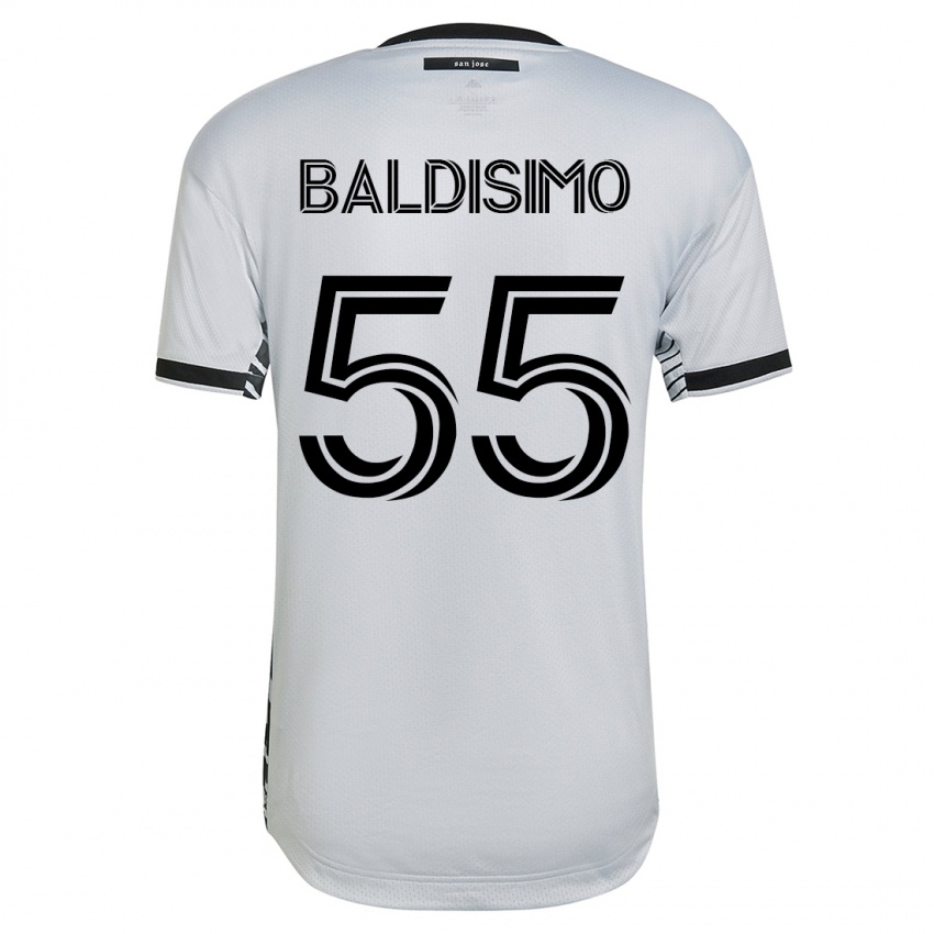 Niño Camiseta Michael Baldisimo #55 Blanco 2ª Equipación 2023/24 La Camisa Perú