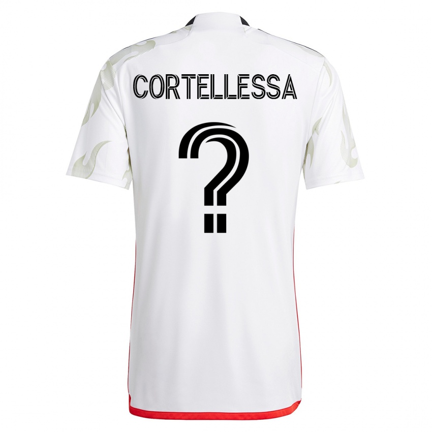 Niño Camiseta Michael Cortellessa #0 Blanco 2ª Equipación 2023/24 La Camisa Perú