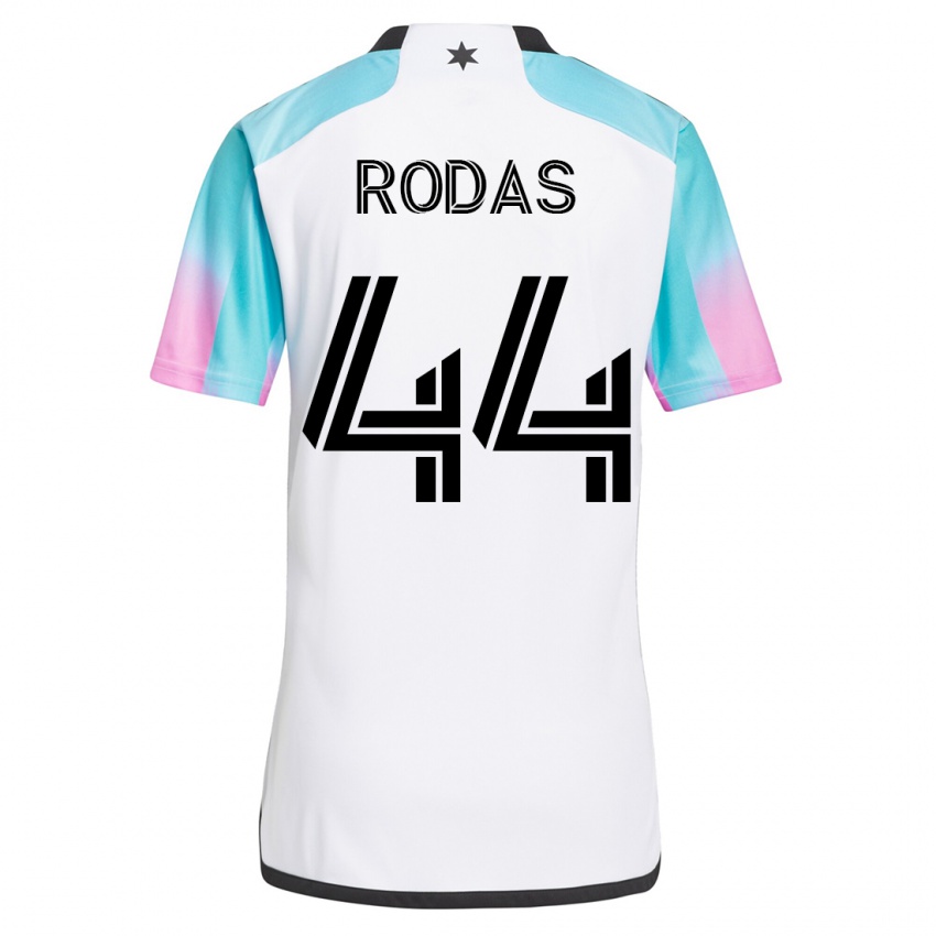 Niño Camiseta Geremy Rodas #44 Blanco 2ª Equipación 2023/24 La Camisa Perú