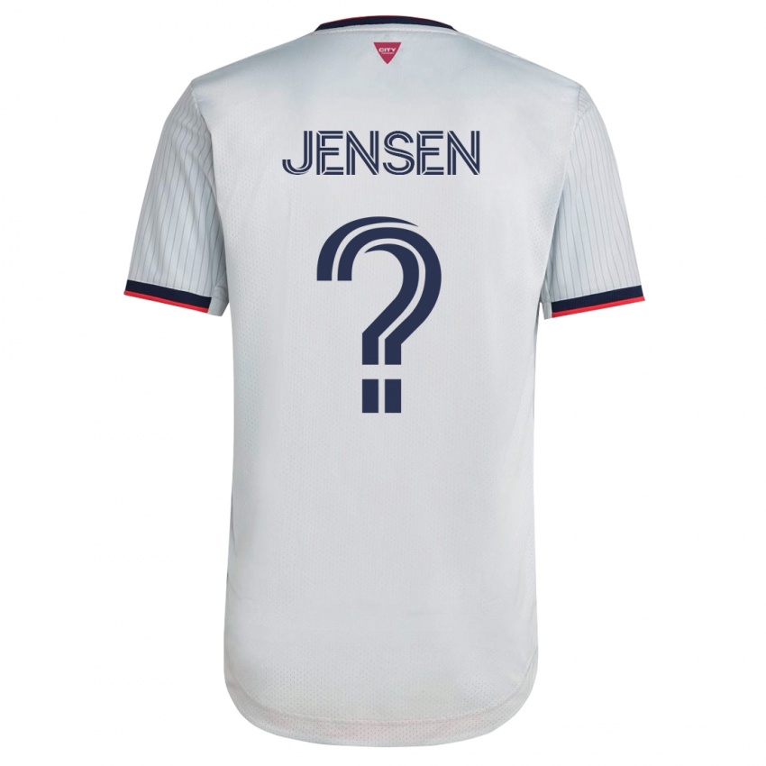 Niño Camiseta Isak Jensen #0 Blanco 2ª Equipación 2023/24 La Camisa Perú