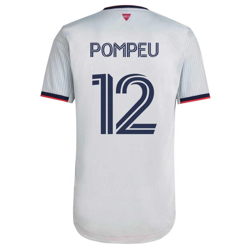 Niño Camiseta Célio Pompeu #12 Blanco 2ª Equipación 2023/24 La Camisa Perú