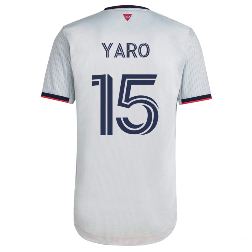 Niño Camiseta Joshua Yaro #15 Blanco 2ª Equipación 2023/24 La Camisa Perú