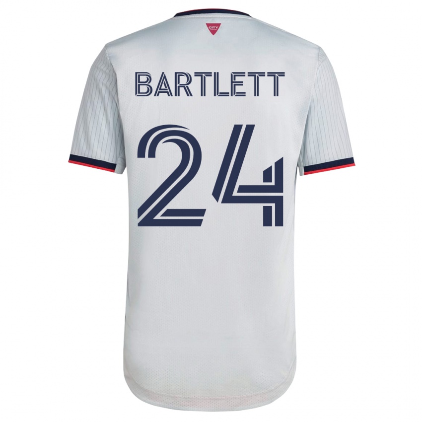 Niño Camiseta Lucas Bartlett #24 Blanco 2ª Equipación 2023/24 La Camisa Perú