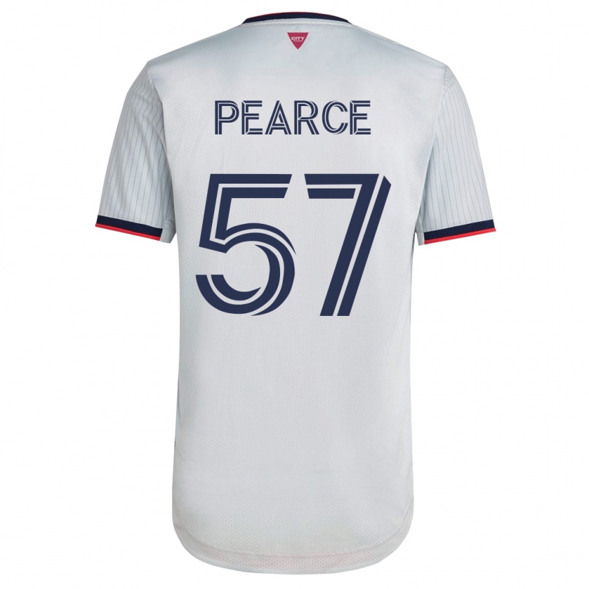 Niño Camiseta Tyson Pearce #57 Blanco 2ª Equipación 2023/24 La Camisa Perú