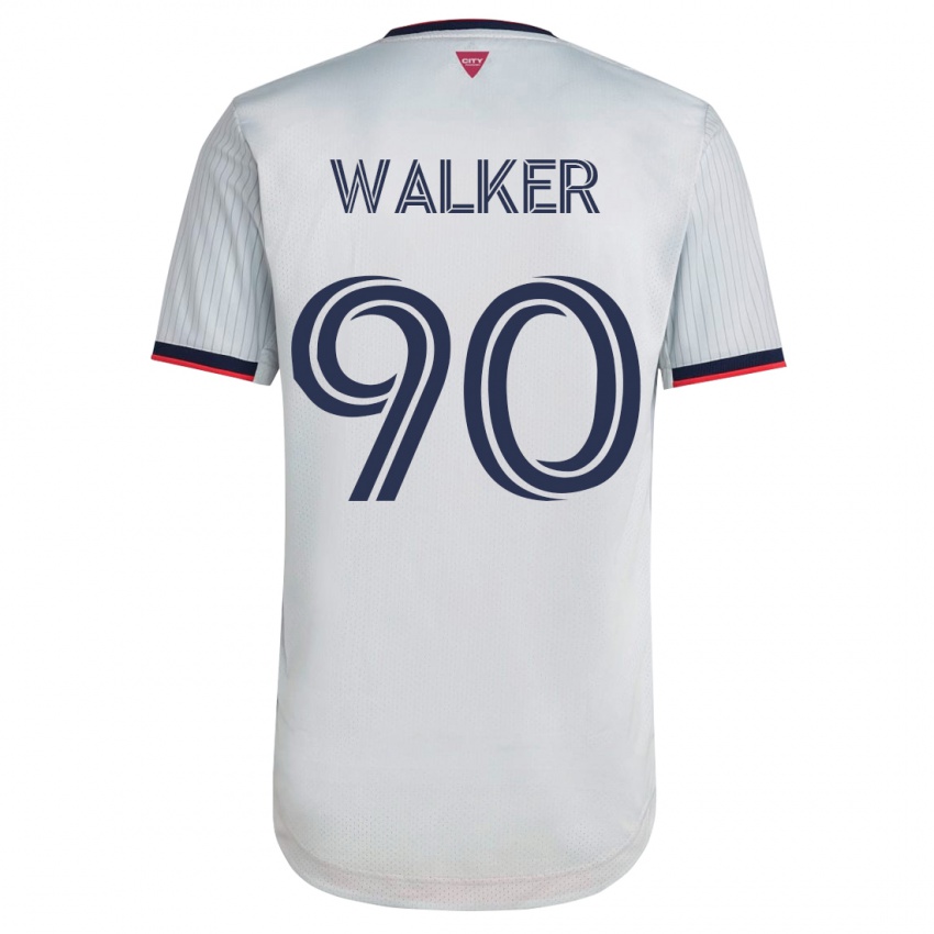 Niño Camiseta Eric Walker #90 Blanco 2ª Equipación 2023/24 La Camisa Perú
