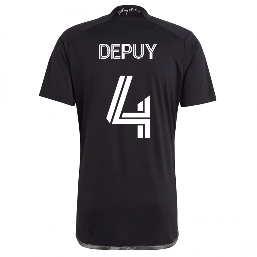 Niño Camiseta Nick Depuy #4 Negro 2ª Equipación 2023/24 La Camisa Perú