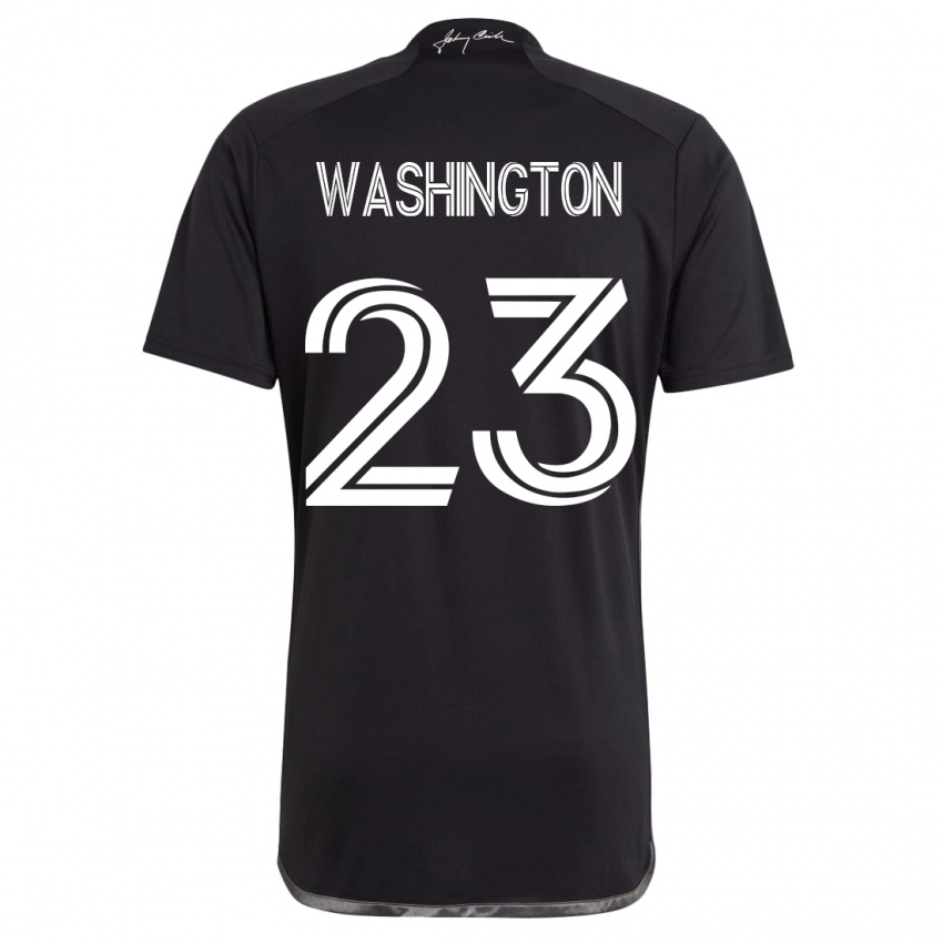 Niño Camiseta Taylor Washington #23 Negro 2ª Equipación 2023/24 La Camisa Perú