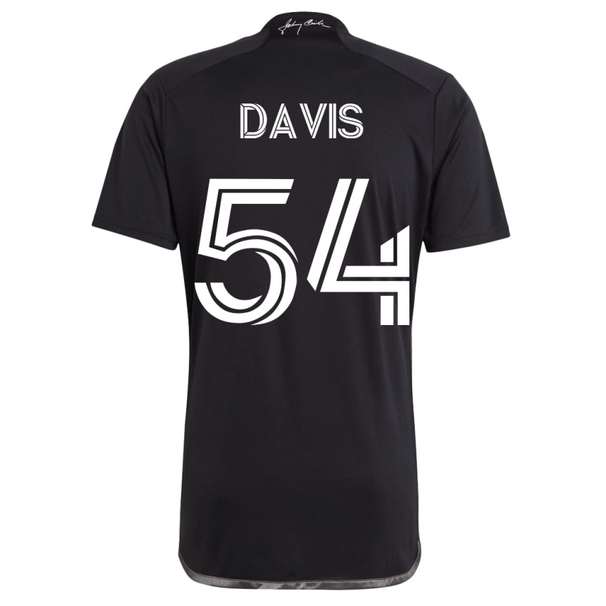 Niño Camiseta Sean Davis #54 Negro 2ª Equipación 2023/24 La Camisa Perú