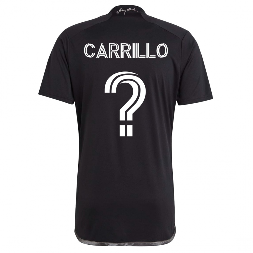 Niño Camiseta Alejandro Carrillo #0 Negro 2ª Equipación 2023/24 La Camisa Perú