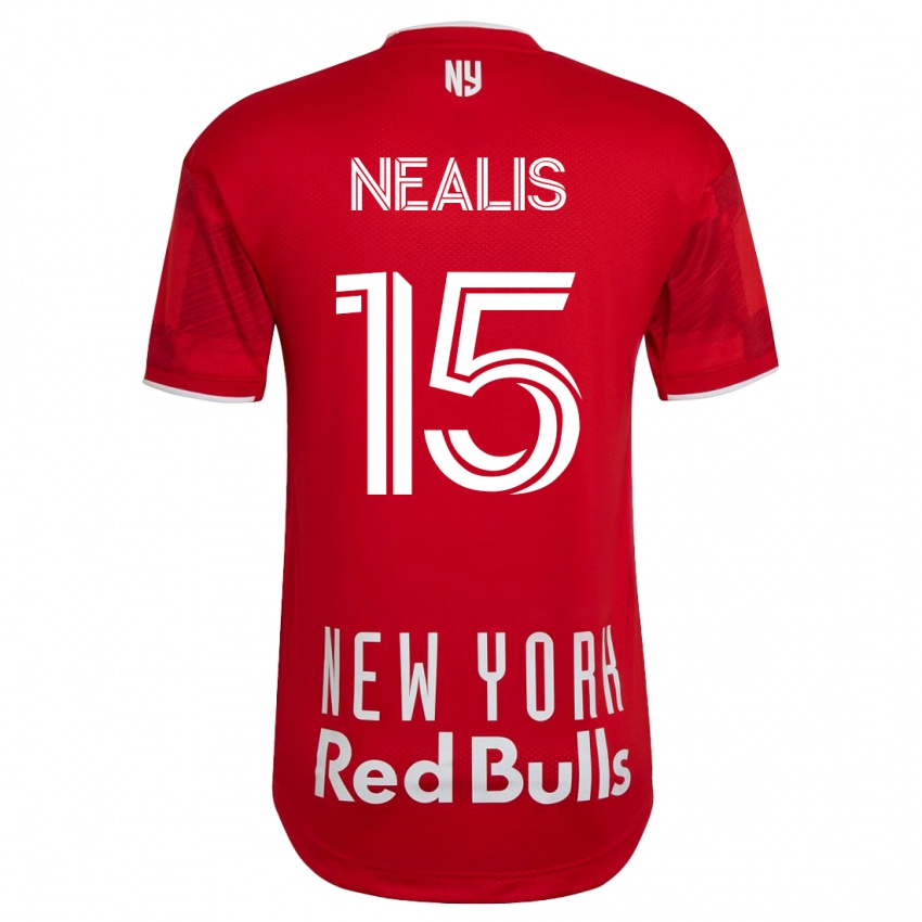 Niño Camiseta Sean Nealis #15 Beige-Dorado 2ª Equipación 2023/24 La Camisa Perú