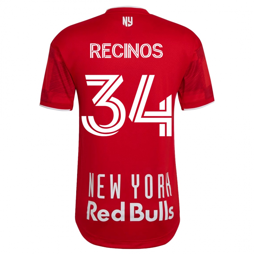 Niño Camiseta Arian Recinos #34 Beige-Dorado 2ª Equipación 2023/24 La Camisa Perú