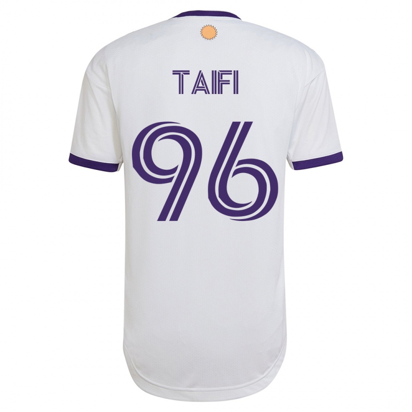 Niño Camiseta Zakaria Taifi #96 Blanco 2ª Equipación 2023/24 La Camisa Perú