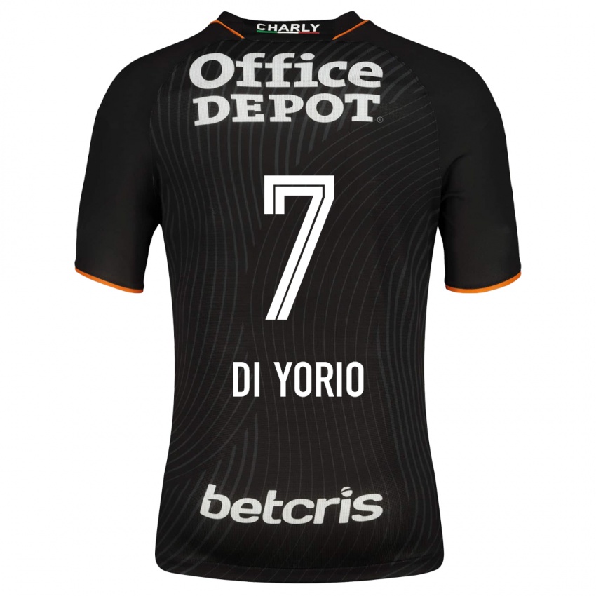 Niño Camiseta Lucas Di Yorio #7 Negro 2ª Equipación 2023/24 La Camisa Perú