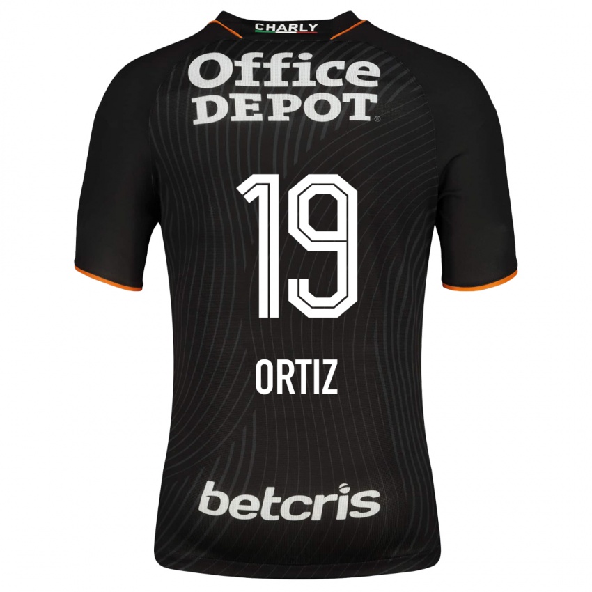 Niño Camiseta Celso Ortiz #19 Negro 2ª Equipación 2023/24 La Camisa Perú