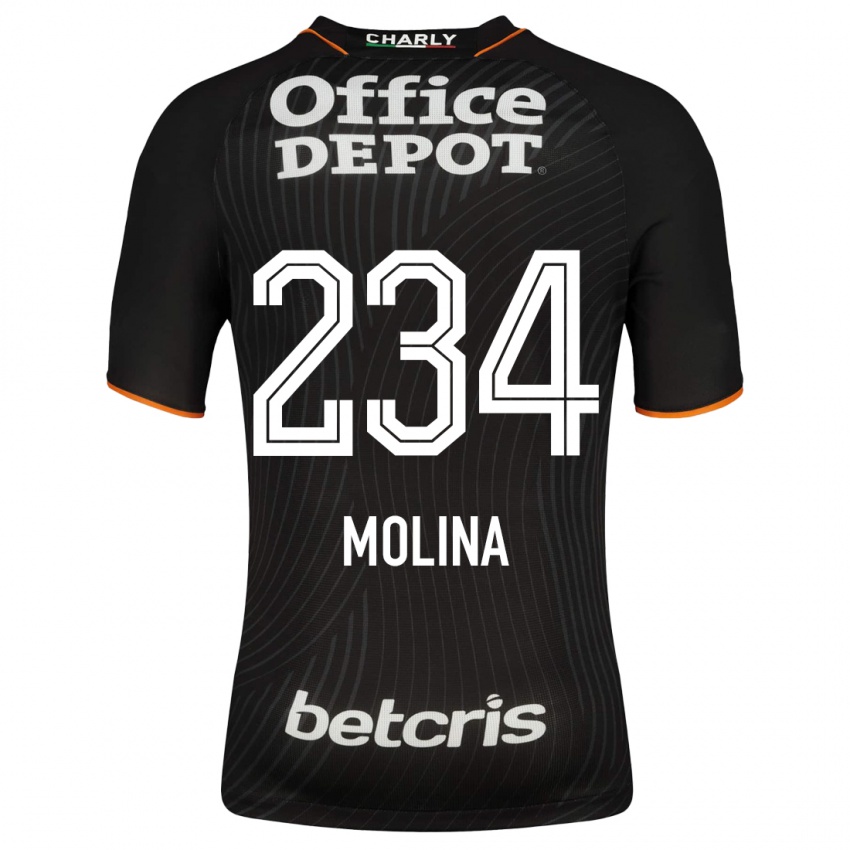Niño Camiseta Yoshimar Molina #234 Negro 2ª Equipación 2023/24 La Camisa Perú
