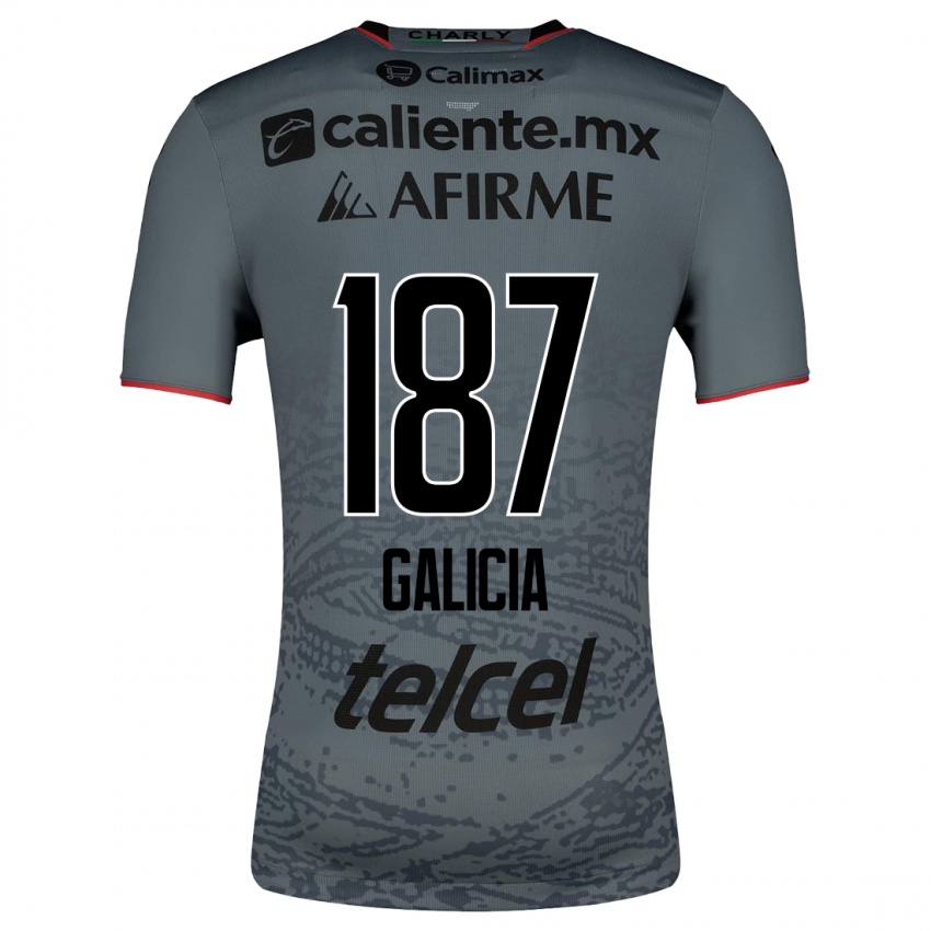 Niño Camiseta Carlos Galicia #187 Gris 2ª Equipación 2023/24 La Camisa Perú
