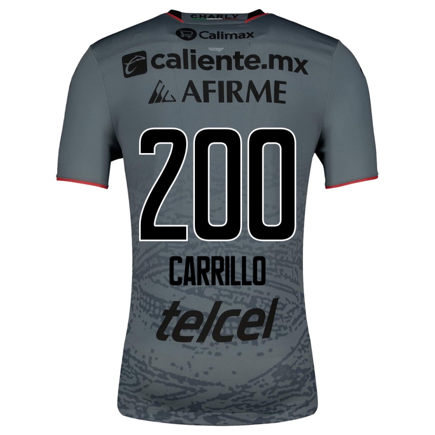 Niño Camiseta Manuel Carrillo #200 Gris 2ª Equipación 2023/24 La Camisa Perú