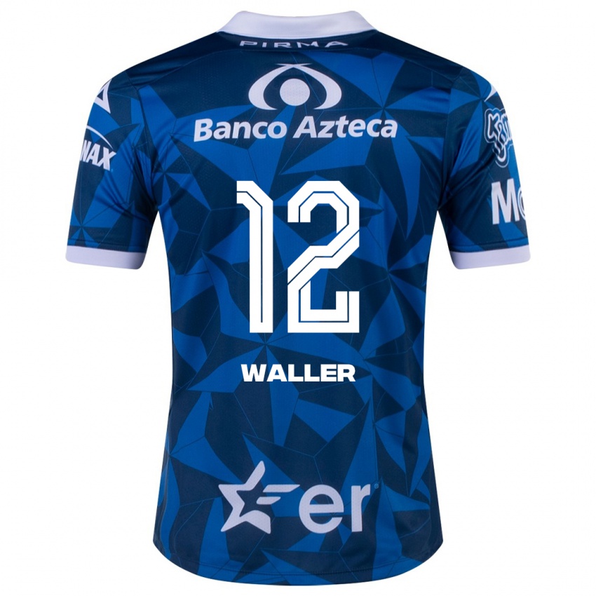 Niño Camiseta Facundo Waller #12 Azul 2ª Equipación 2023/24 La Camisa Perú