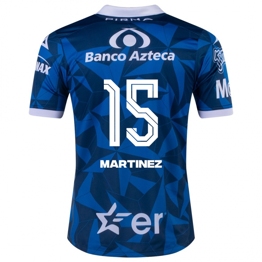 Niño Camiseta Guillermo Martínez #15 Azul 2ª Equipación 2023/24 La Camisa Perú