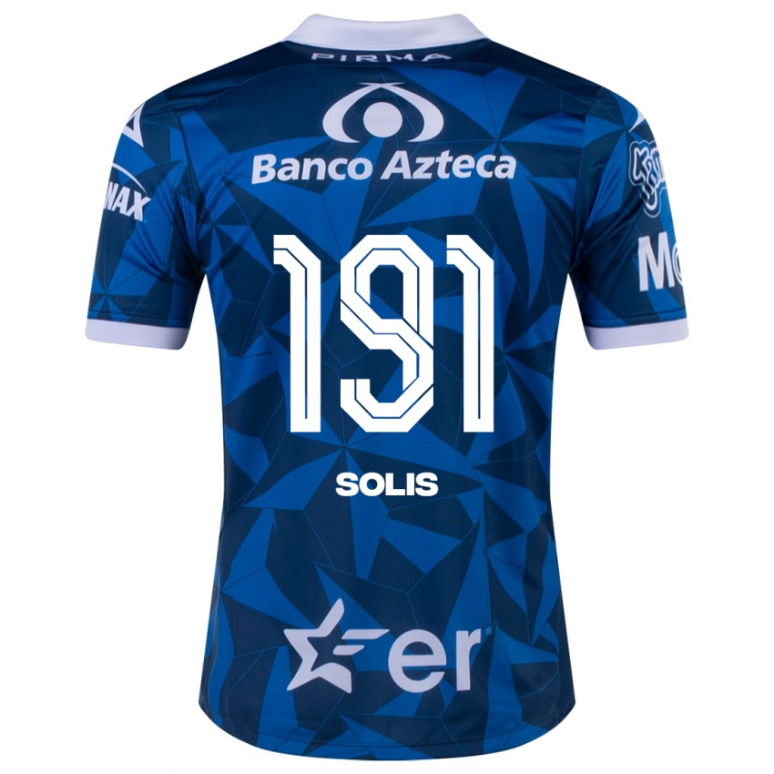 Niño Camiseta César Solís #191 Azul 2ª Equipación 2023/24 La Camisa Perú