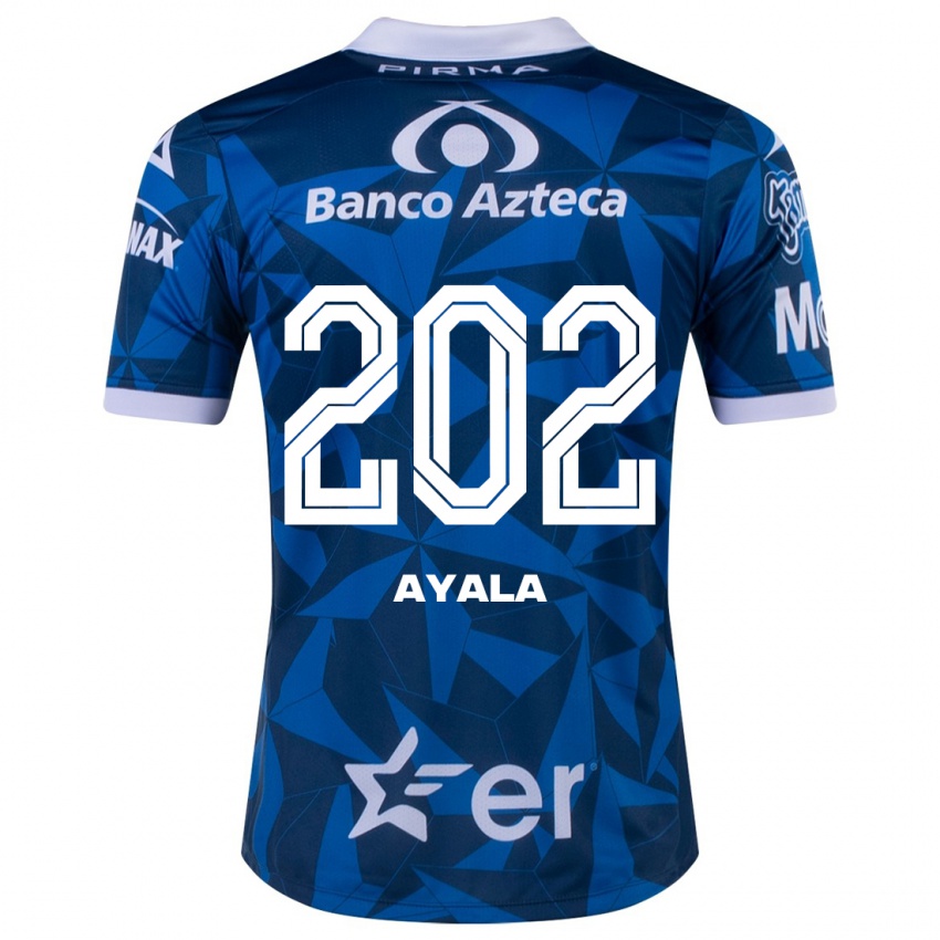 Niño Camiseta Diego Ayala #202 Azul 2ª Equipación 2023/24 La Camisa Perú
