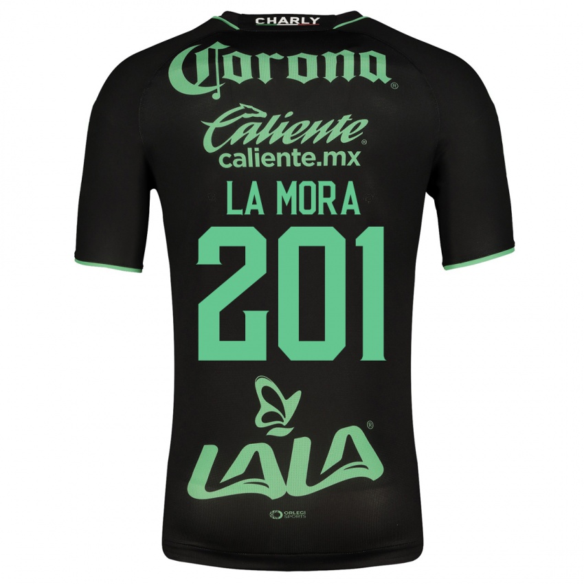 Niño Camiseta Luis De La Mora #201 Negro 2ª Equipación 2023/24 La Camisa Perú