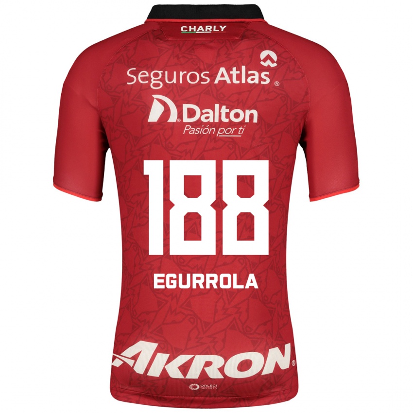 Niño Camiseta Luis Egurrola #188 Rojo 2ª Equipación 2023/24 La Camisa Perú