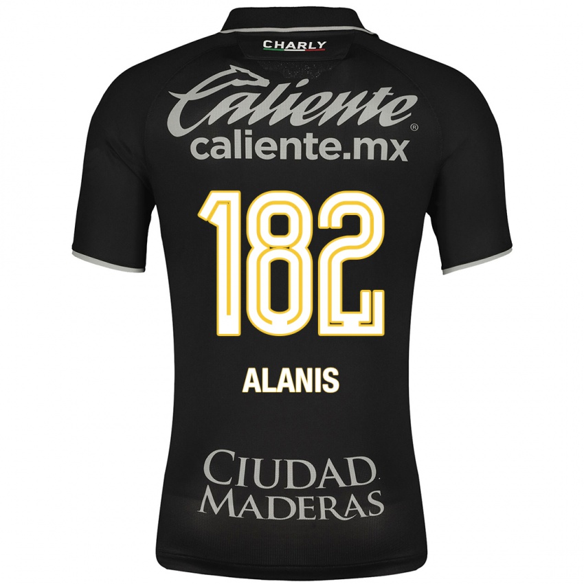 Niño Camiseta Alejandro Alanís #182 Negro 2ª Equipación 2023/24 La Camisa Perú