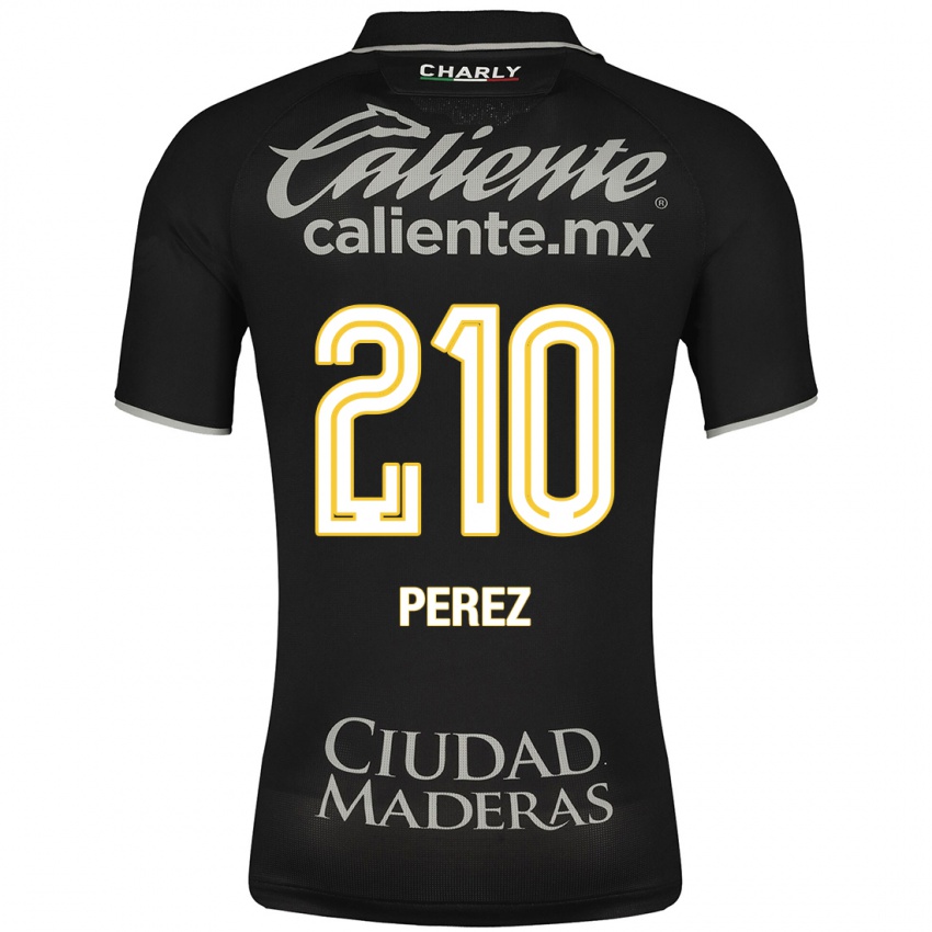Niño Camiseta Arez Pérez #210 Negro 2ª Equipación 2023/24 La Camisa Perú