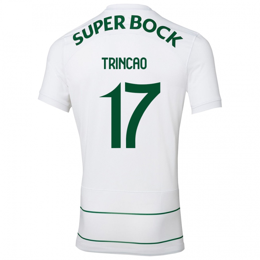 Niño Camiseta Trincão #17 Blanco 2ª Equipación 2023/24 La Camisa Perú