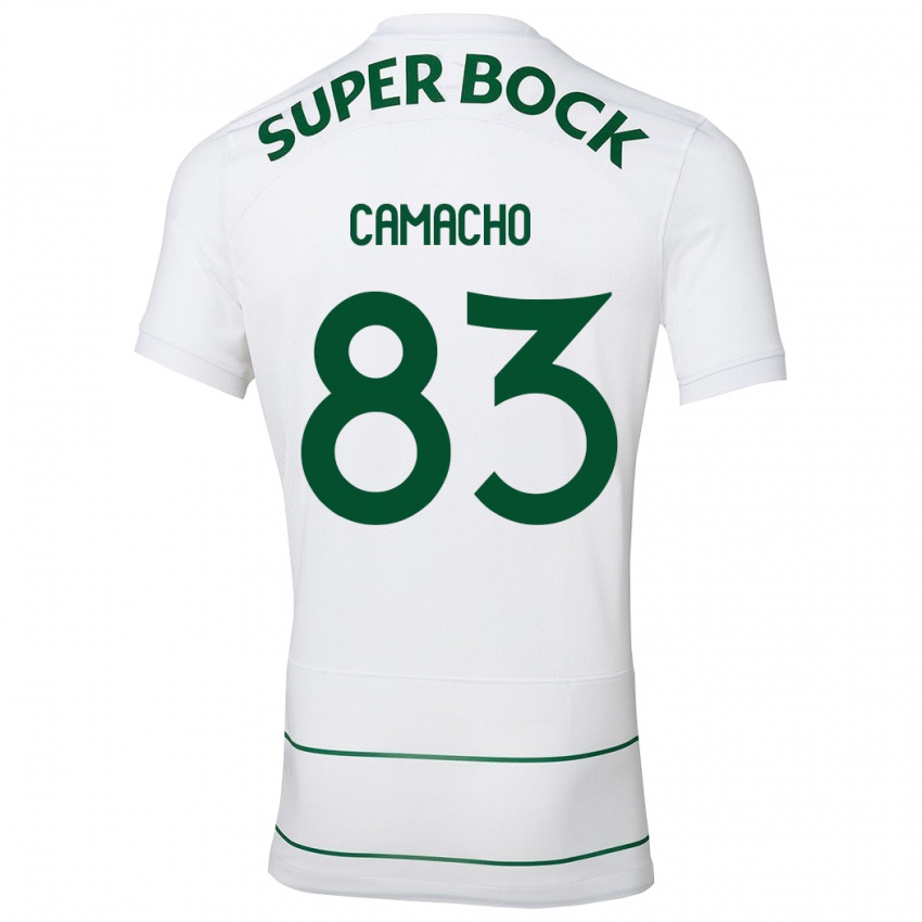 Niño Camiseta Rafael Camacho #83 Blanco 2ª Equipación 2023/24 La Camisa Perú