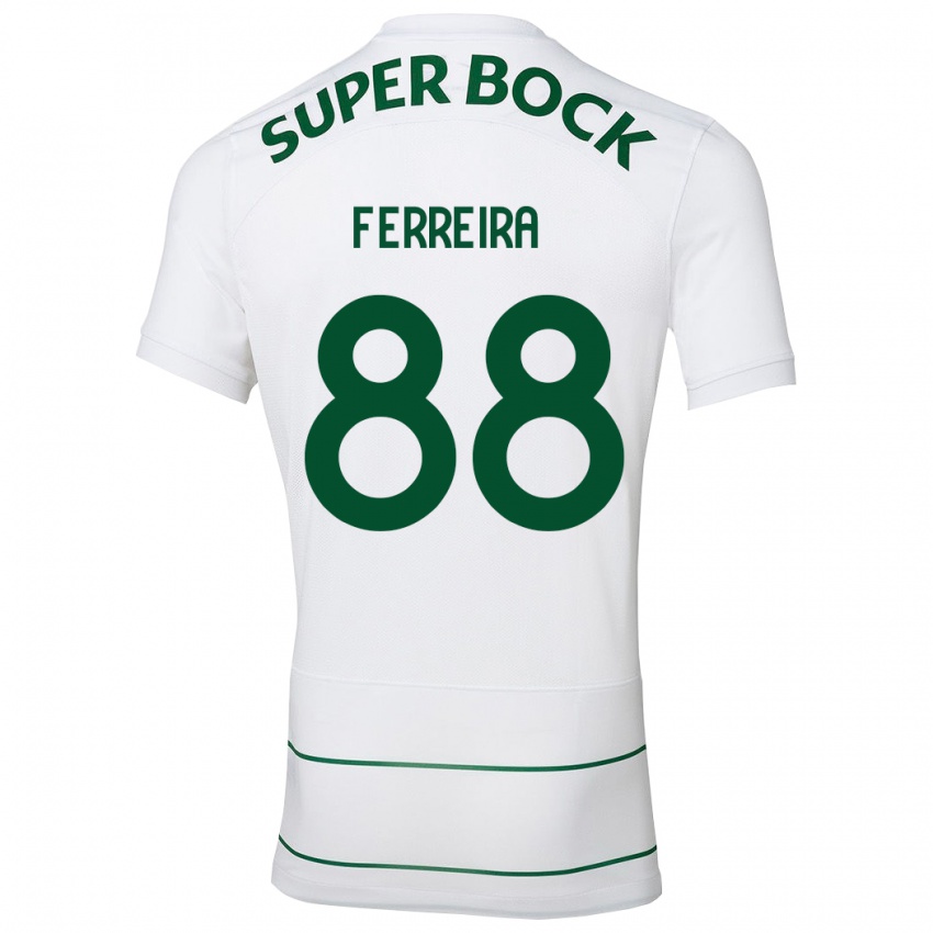 Niño Camiseta Tiago Ferreira #88 Blanco 2ª Equipación 2023/24 La Camisa Perú