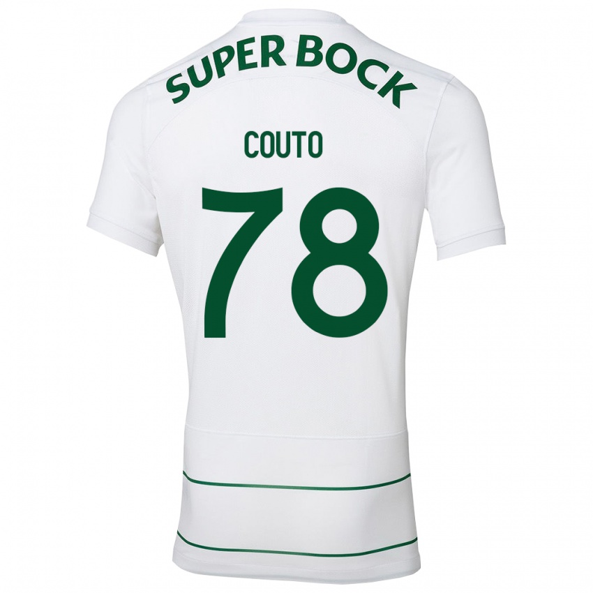 Niño Camiseta Mauro Couto #78 Blanco 2ª Equipación 2023/24 La Camisa Perú