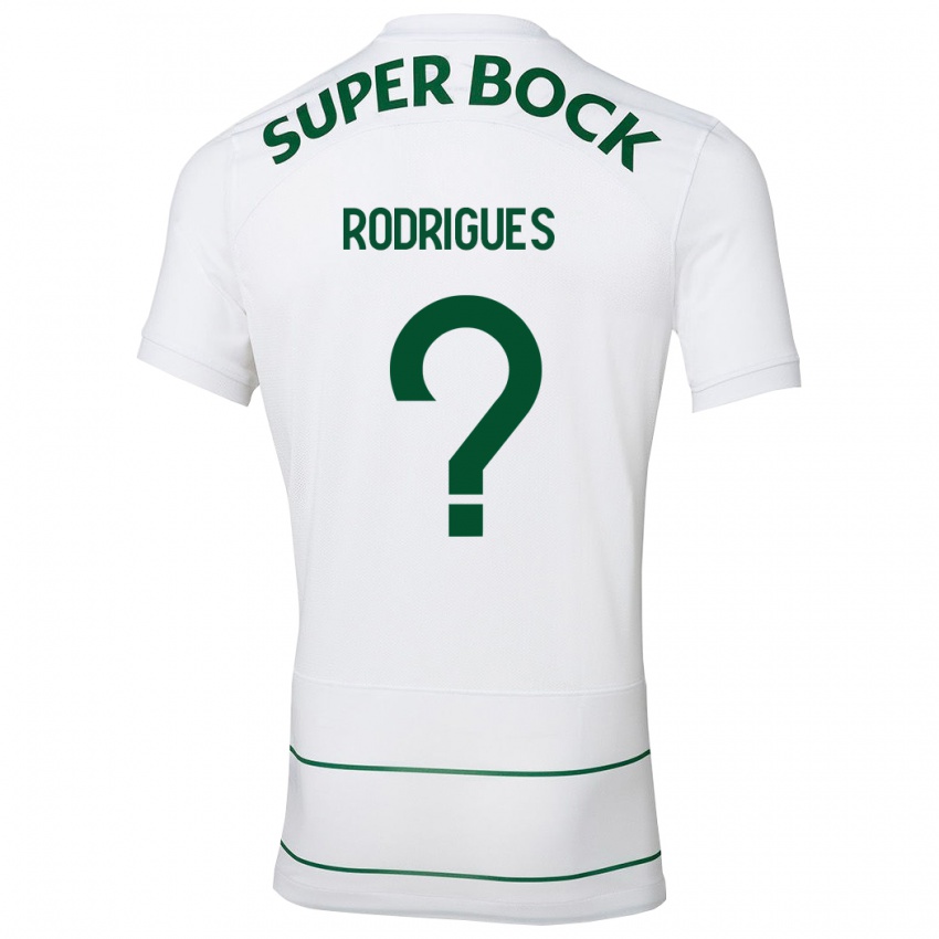 Niño Camiseta João Rodrigues #0 Blanco 2ª Equipación 2023/24 La Camisa Perú