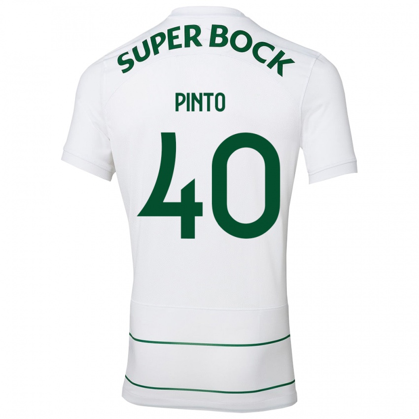 Niño Camiseta Rita Pinto De Almeida #40 Blanco 2ª Equipación 2023/24 La Camisa Perú