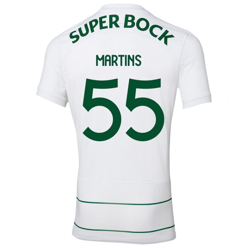 Niño Camiseta Carolina Martins #55 Blanco 2ª Equipación 2023/24 La Camisa Perú