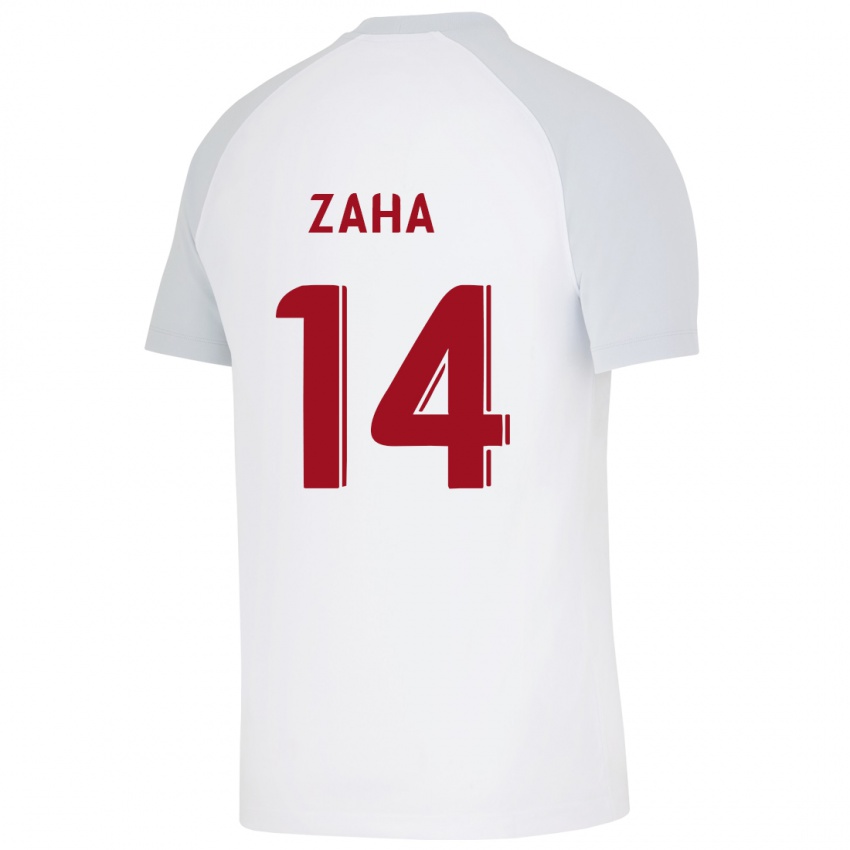 Niño Camiseta Wilfried Zaha #14 Blanco 2ª Equipación 2023/24 La Camisa Perú