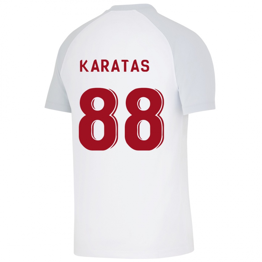 Niño Camiseta Kazımcan Karataş #88 Blanco 2ª Equipación 2023/24 La Camisa Perú