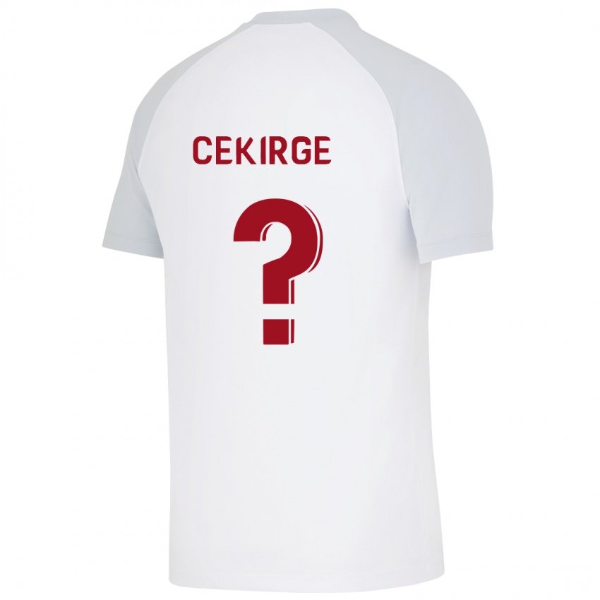 Niño Camiseta Yasin Cekirge #0 Blanco 2ª Equipación 2023/24 La Camisa Perú