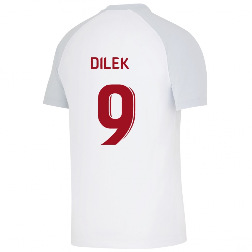 Niño Camiseta Yalin Dilek #9 Blanco 2ª Equipación 2023/24 La Camisa Perú