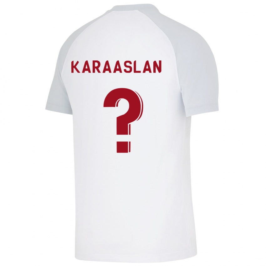 Niño Camiseta Ahmet Kerem Karaaslan #0 Blanco 2ª Equipación 2023/24 La Camisa Perú