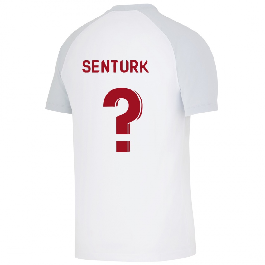 Niño Camiseta Haktan Sentürk #0 Blanco 2ª Equipación 2023/24 La Camisa Perú